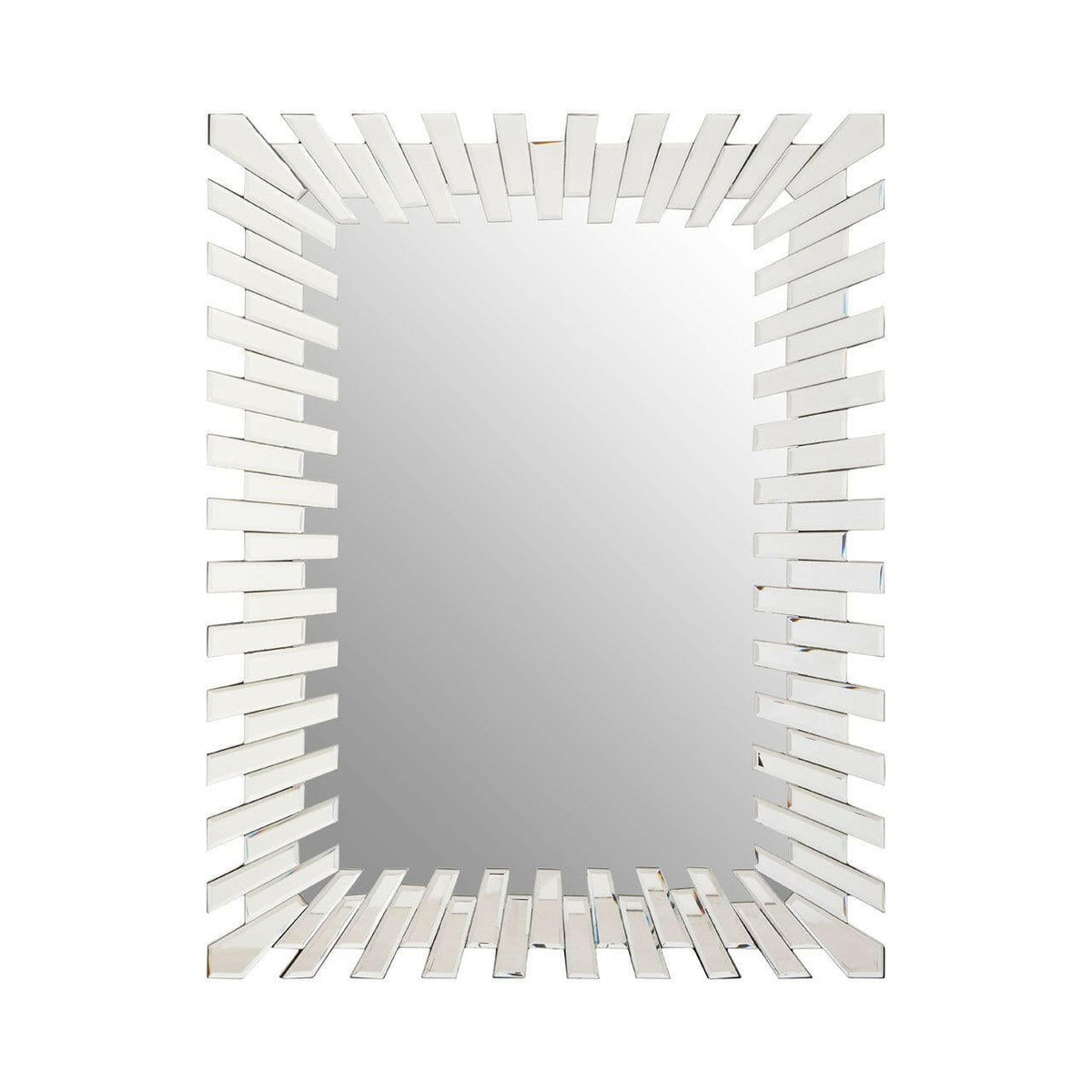 Sunburst Wall Mirror on a white background