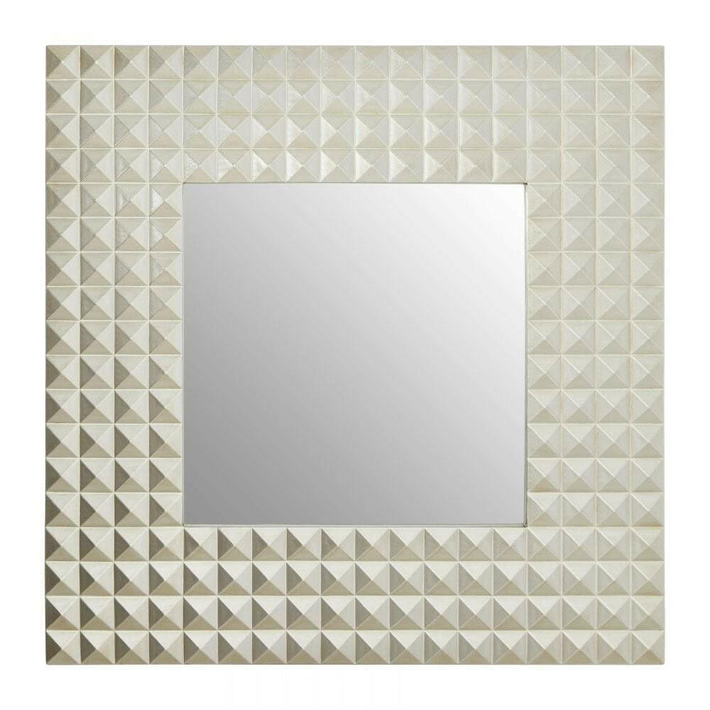 Champagne 3D Geometric Wall Mirror
