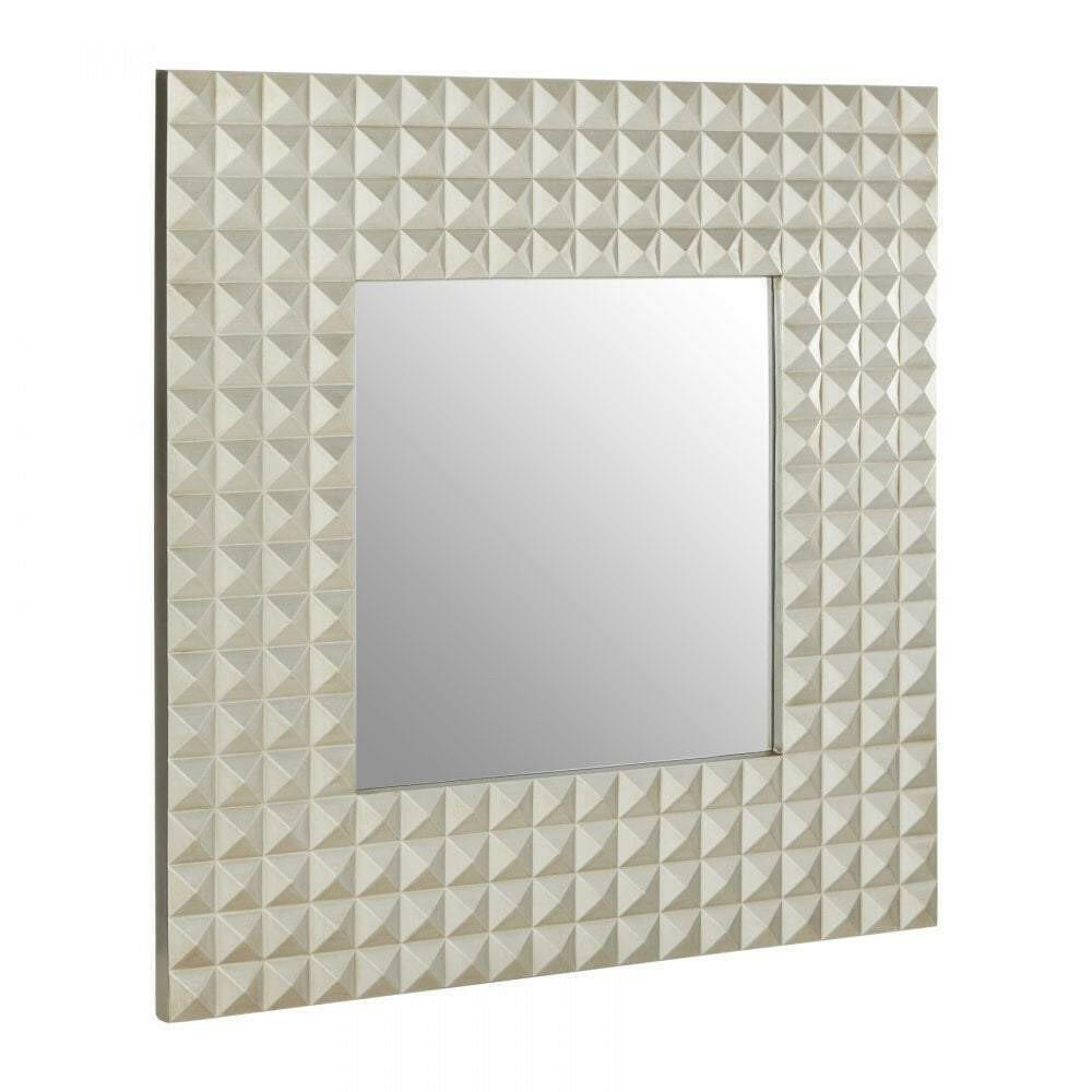 Champagne 3D Geometric Wall Mirror