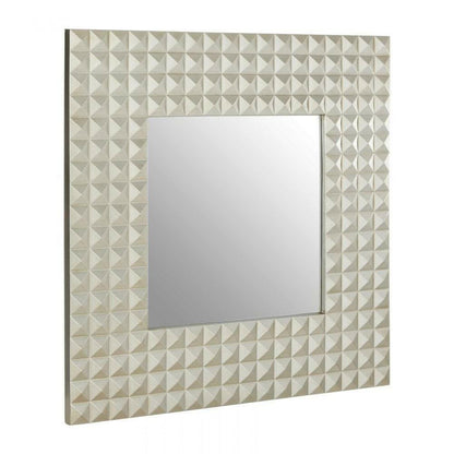 Champagne 3D Geometric Wall Mirror