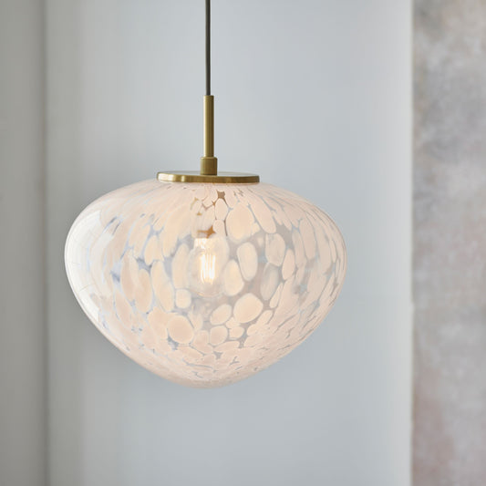 Satin Brass Pendant Light