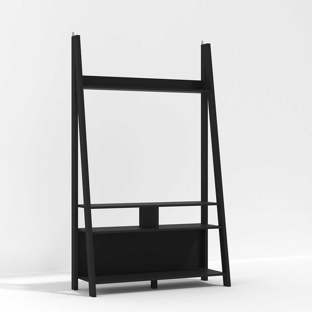 Grey Ladder Bookcase