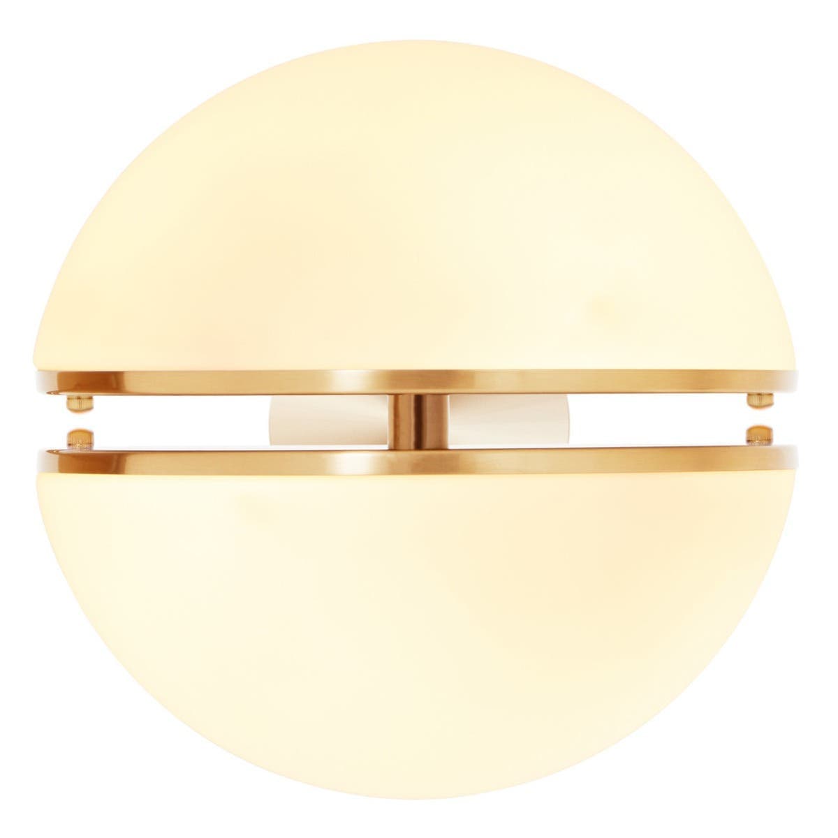 Brushed Brass Ball Wall Light