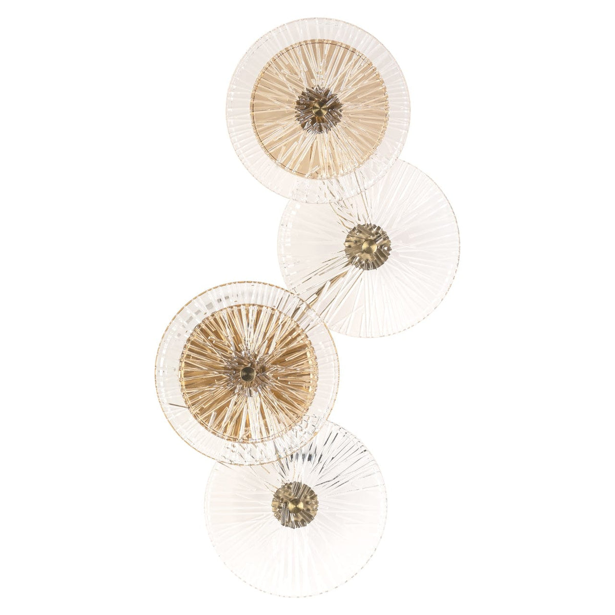Brushed Gold Wall Lamp, Linzi