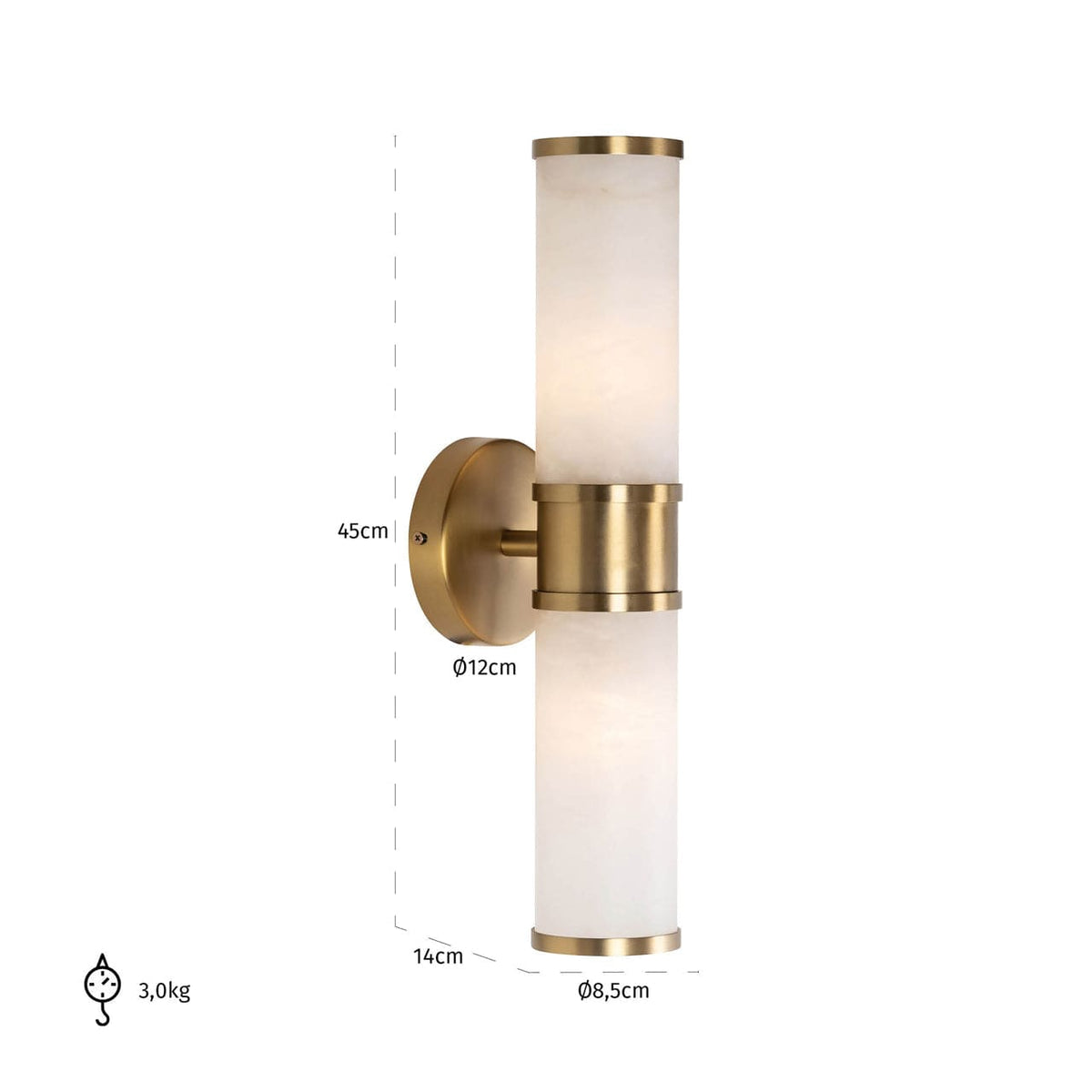 Gold Wall Lamp