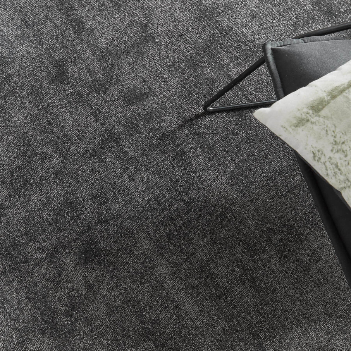 Dark Grey Recycled PET Rug