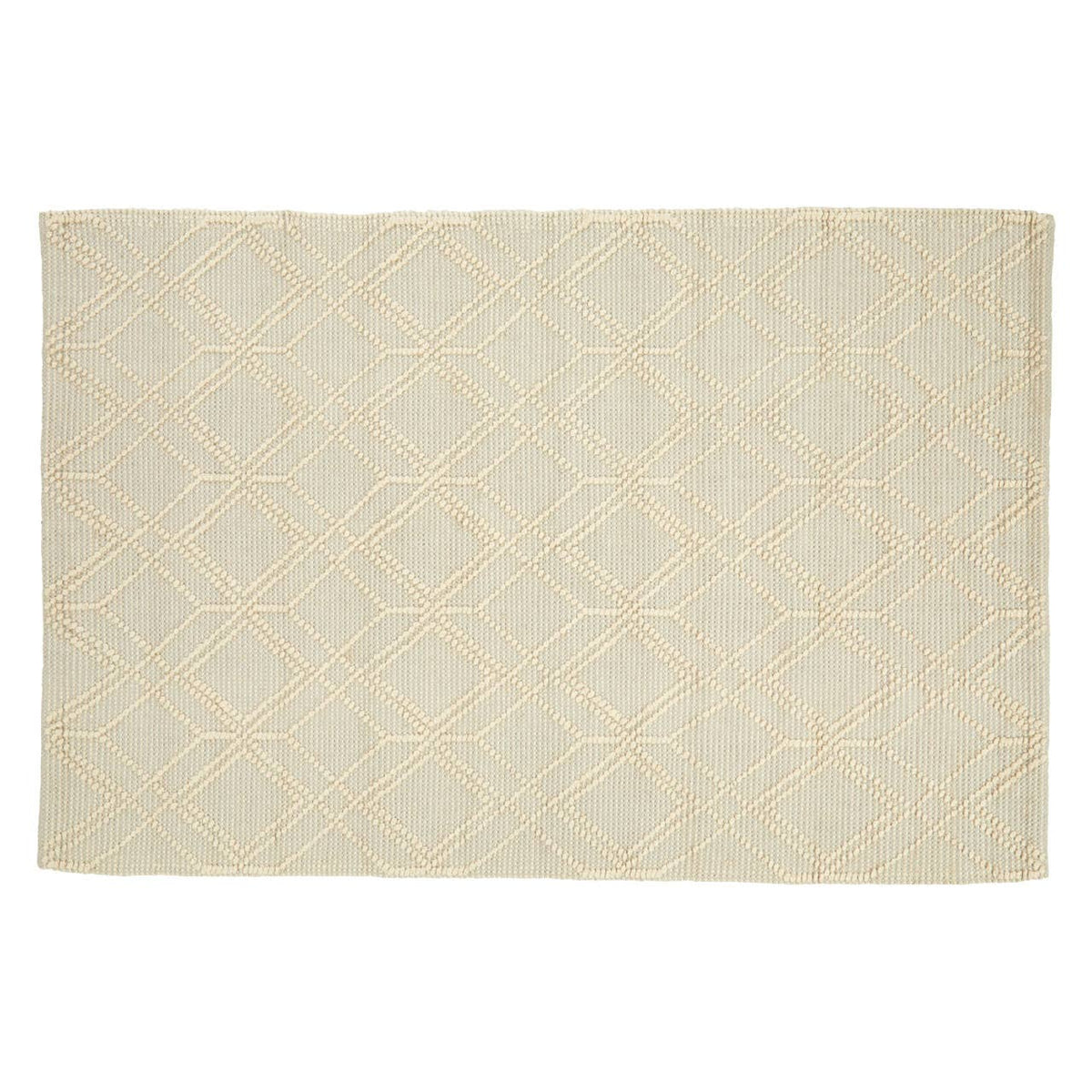 Small Geometric Rug, close-up detail