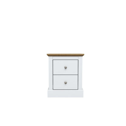 White Bedside Cabinet, Devon