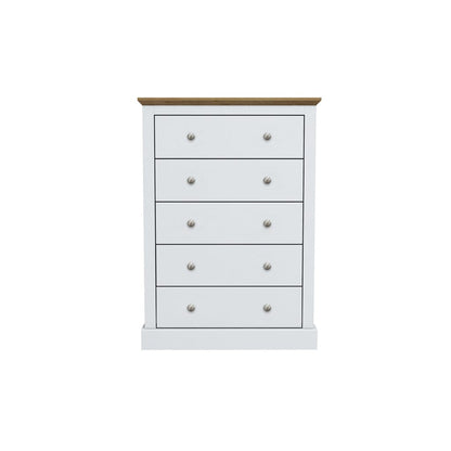 White Bedside Cabinet, Devon