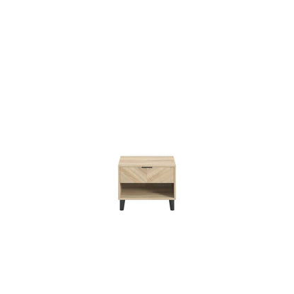 Chevron Bedside Cabinet