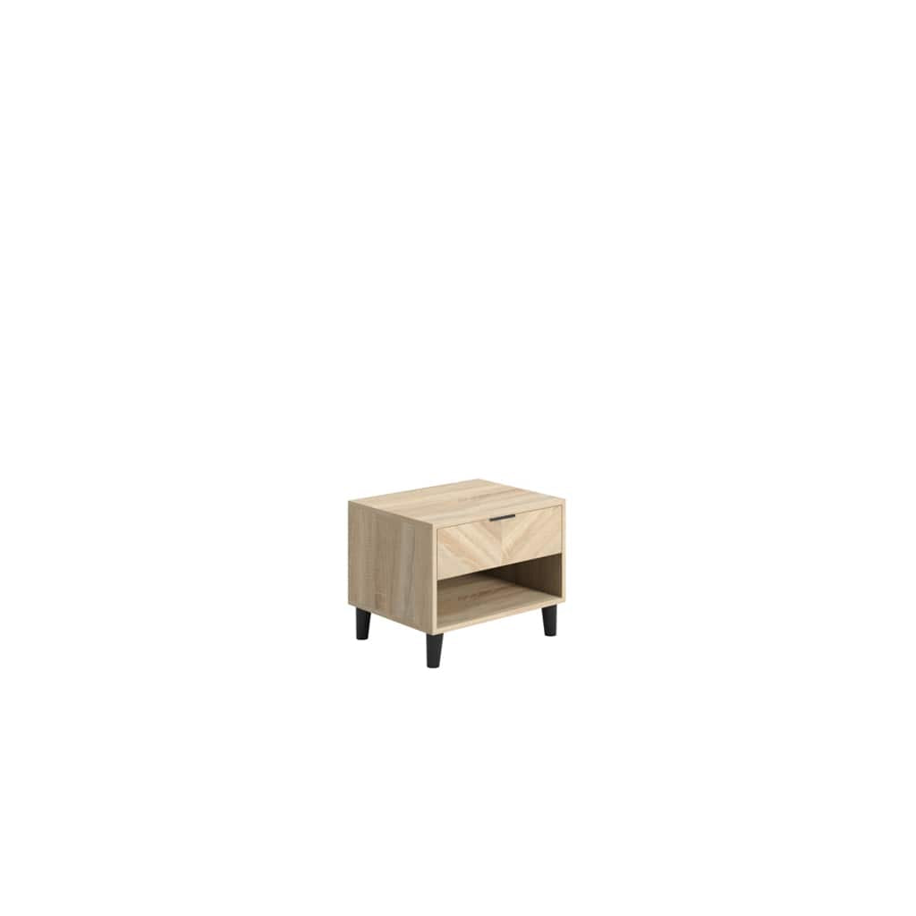 Chevron Bedside Cabinet