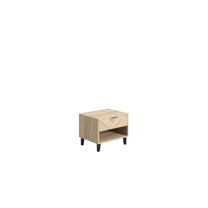 Chevron Bedside Cabinet