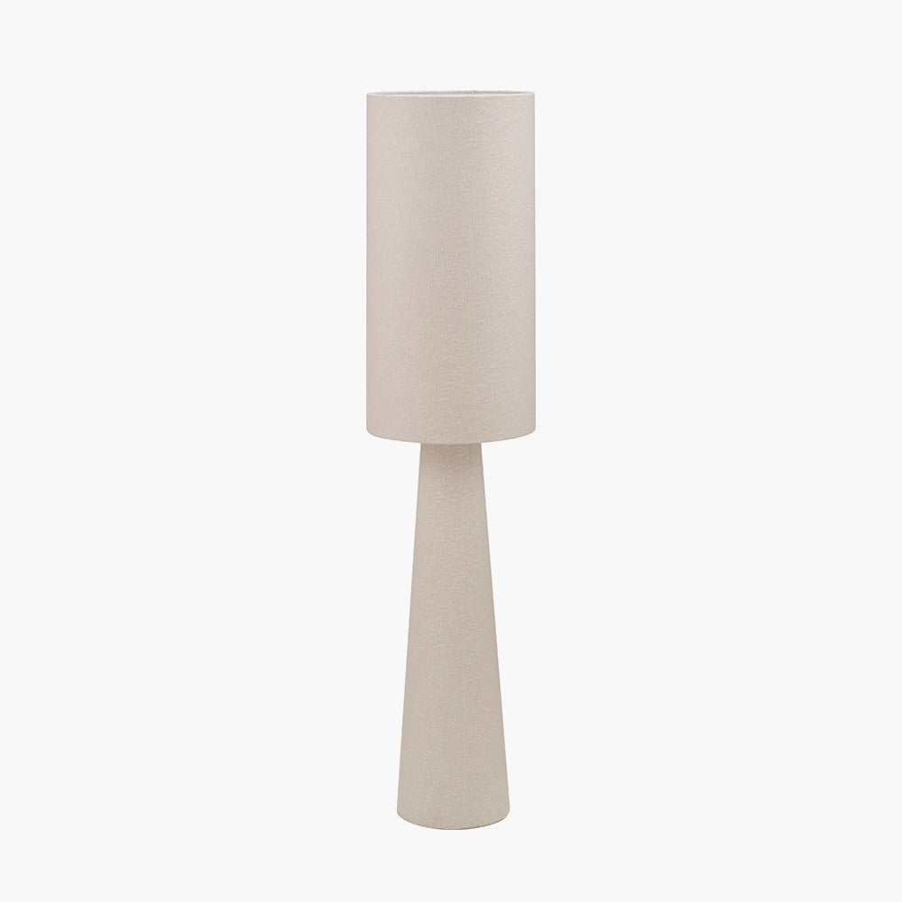 White Fabric Floor Lamp