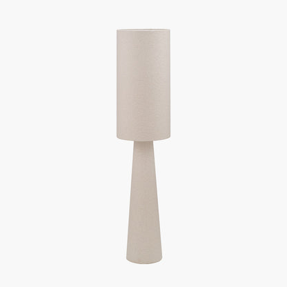 White Fabric Floor Lamp
