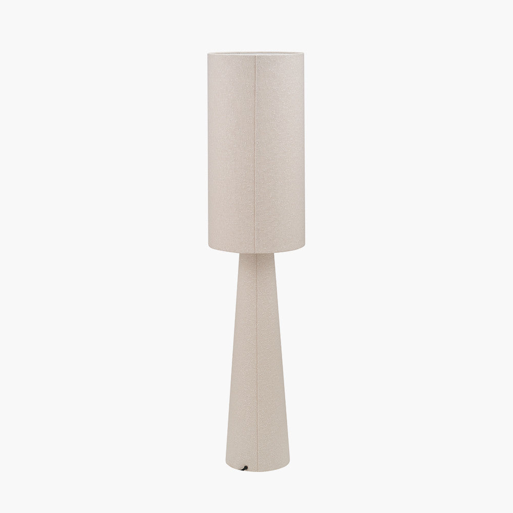 White Fabric Floor Lamp