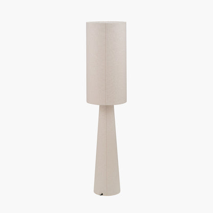 White Fabric Floor Lamp