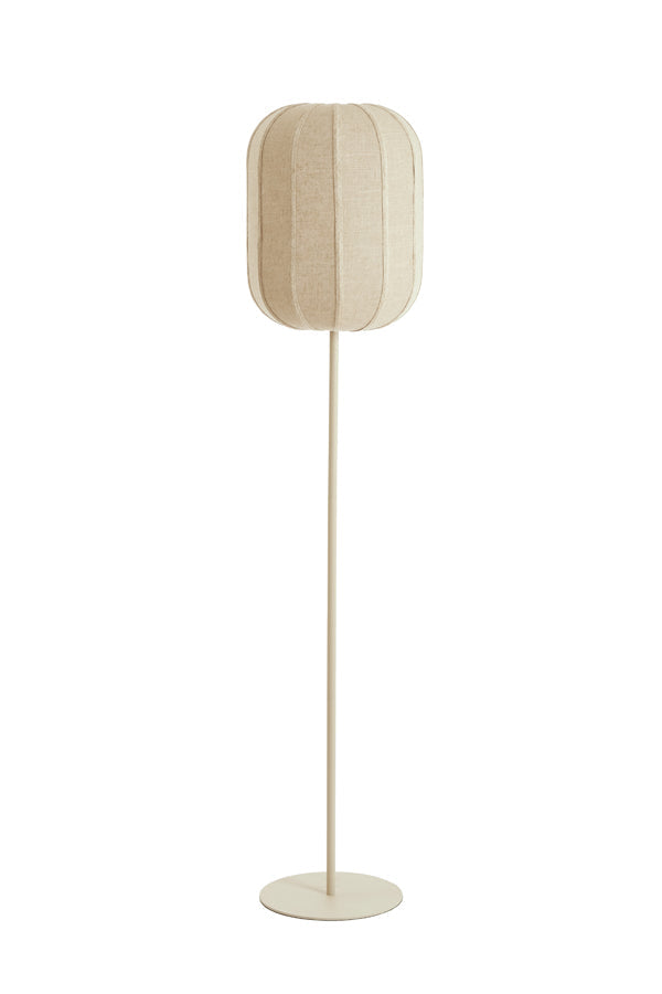 Natural and Cream Floor Lamp