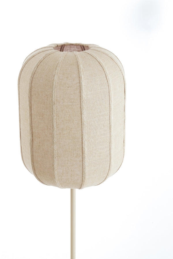 Natural and Cream Floor Lamp
