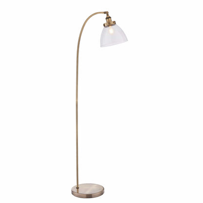 Antique Brass Floor Lamp, Chadderton