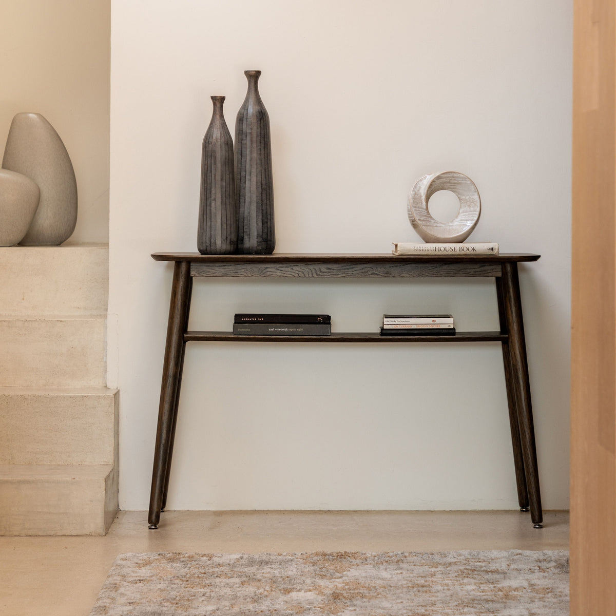 Smoked Console Table
