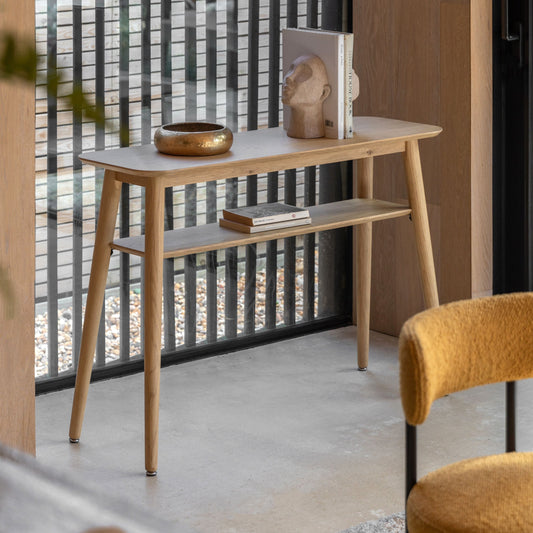 Natural Console Table