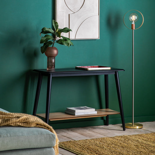 Console Table with Shelf
