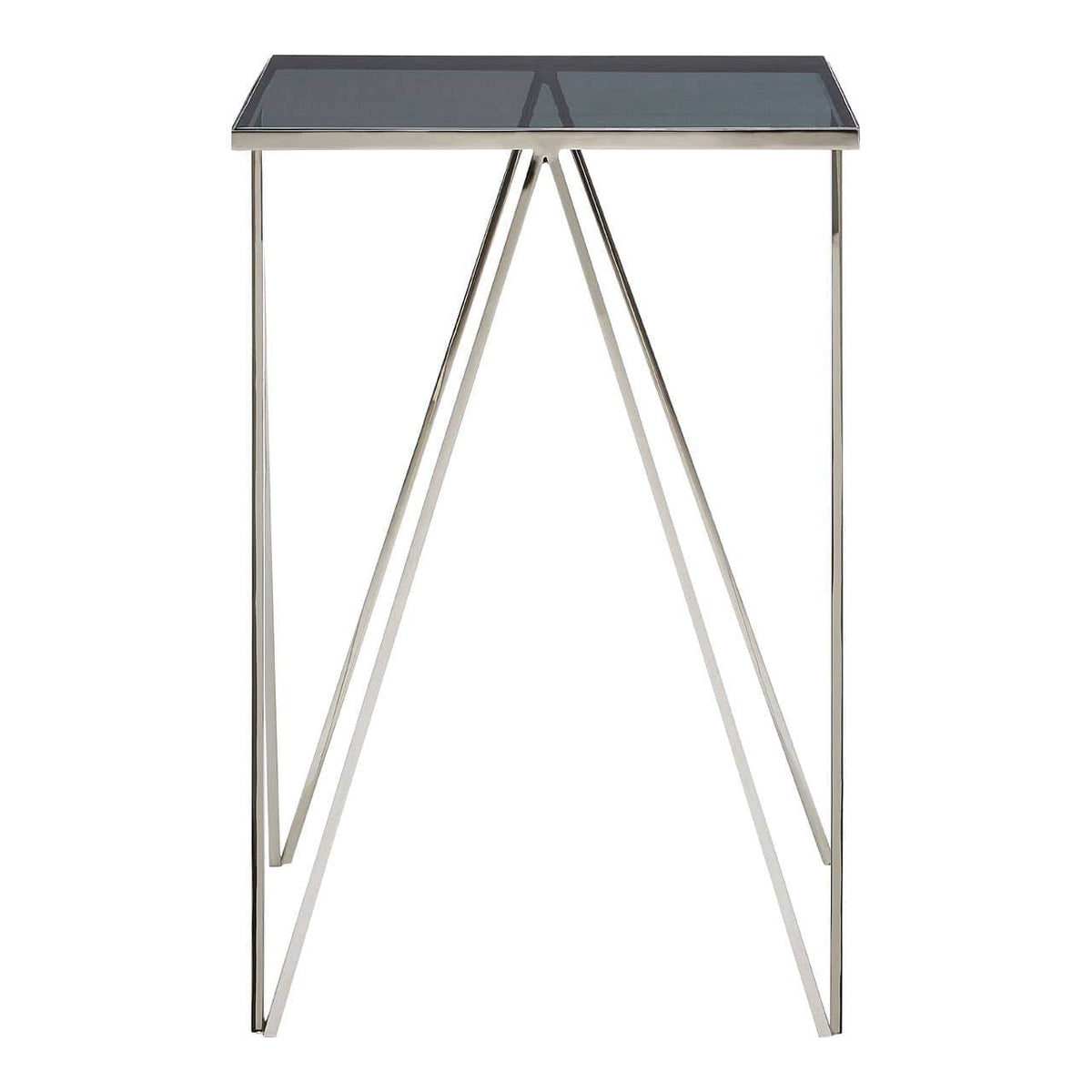 Triangular Side Table on a white background
