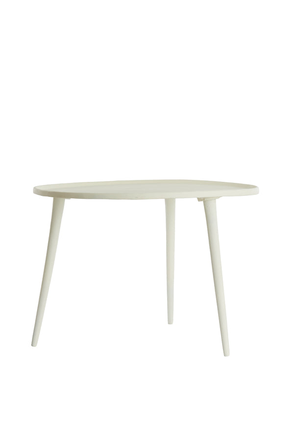 Cream Side Table on a white background