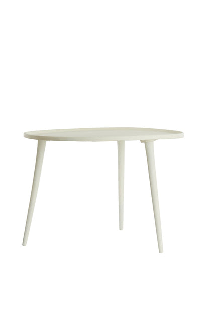 Cream Side Table on a white background
