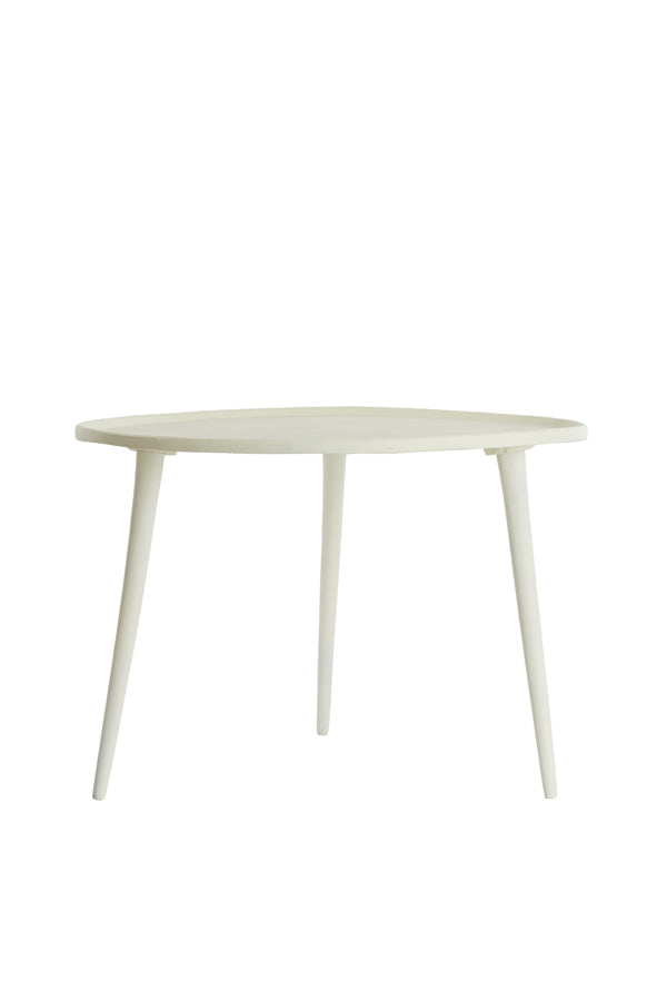 Cream Side Table, close-up detail