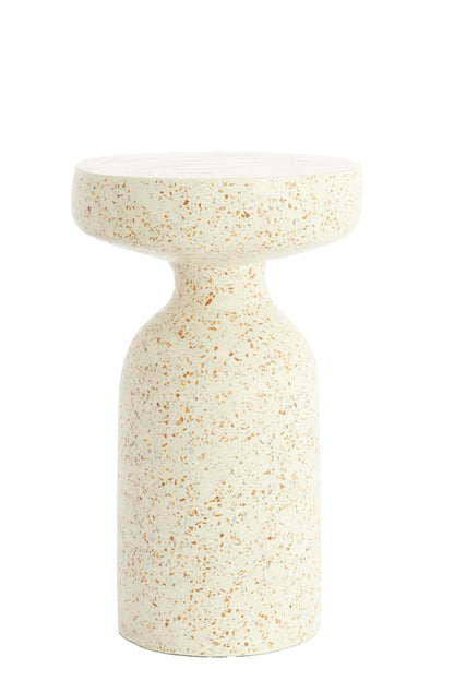 Cream Terrazzo Side Table
