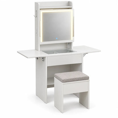 expandable vanity clean white product image for Shopping