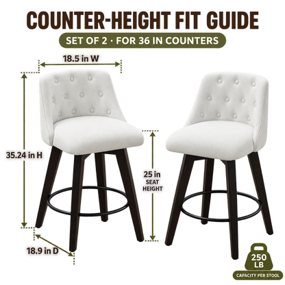 stain resistant stools size guide and dimensions