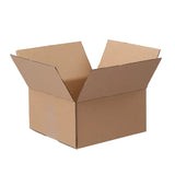 Shipping Boxes 8 x 8 x 4 in, 100-Pack Brown Corrugated Cardboard, 2.6 mm Board — product view