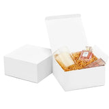 White Gift Boxes with Lids, Empty 10-Pack for DIY Gifts and Party Favors — product-only view