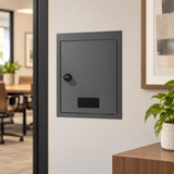 OHMM gallery v2 15 / 1 / lifestyle — STEEL THROUGH-THE-WALL Mail Drop Box