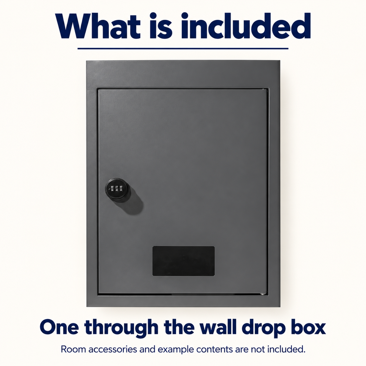 OHMM gallery v2 15 / 5 / package contents — STEEL THROUGH-THE-WALL Mail Drop Box