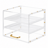 OHMM gallery v2 16 / 2 / white product-only packshot — BAKERY DISPLAY Case, 2-Level Clear Acrylic with Flip-Up Door