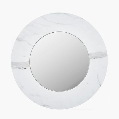 Round Wall Mirror on a white background