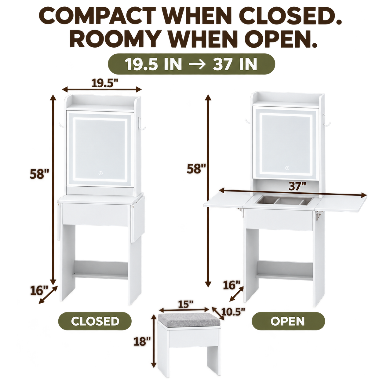 Will it fit your space?