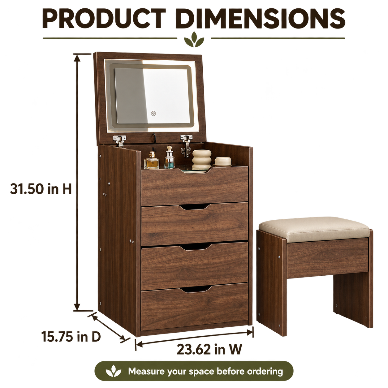 Will it fit your space?