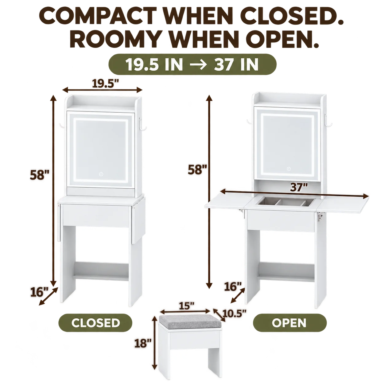 Will it fit your space?