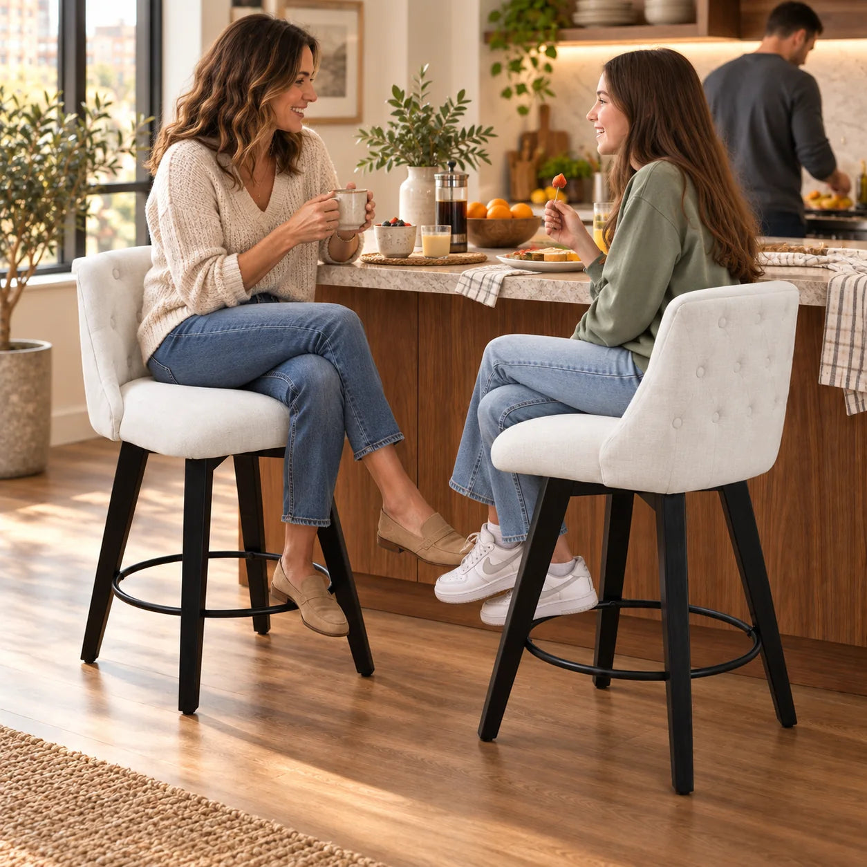 Turn breakfast at the island into time together